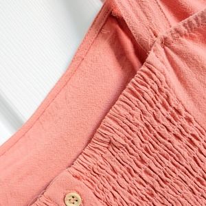 Peach Pink Summer Dress